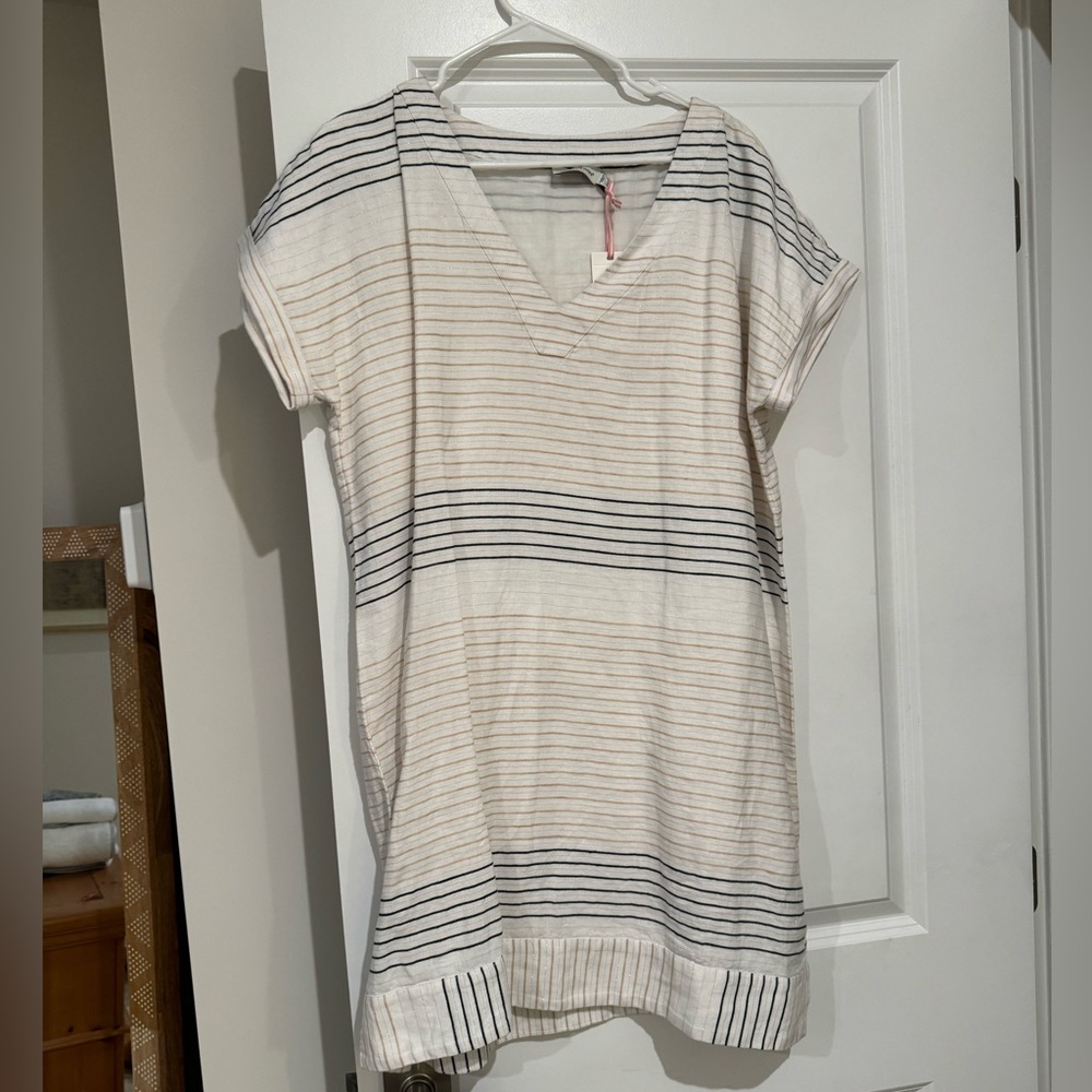 Vineyard Vines Lurex Striped Tunic dress
